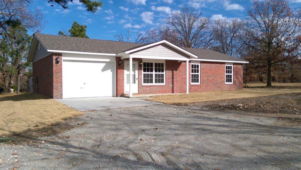 A completed New Construction Homeownership Home, built by the Housing Authority of the Cherokee Nation